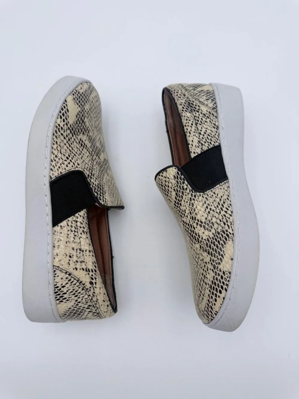 Vionic Women’s Slip-On Sneakers  Snake Print Comfort Shoes Stylish Supportive 6